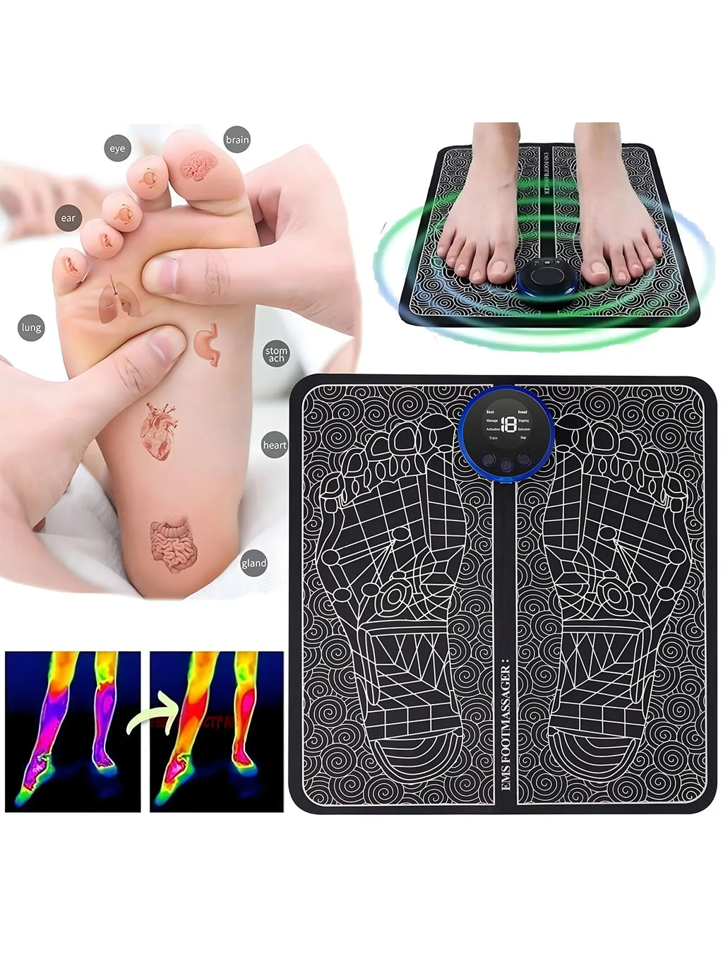Rechargeable Electric Foot Massager