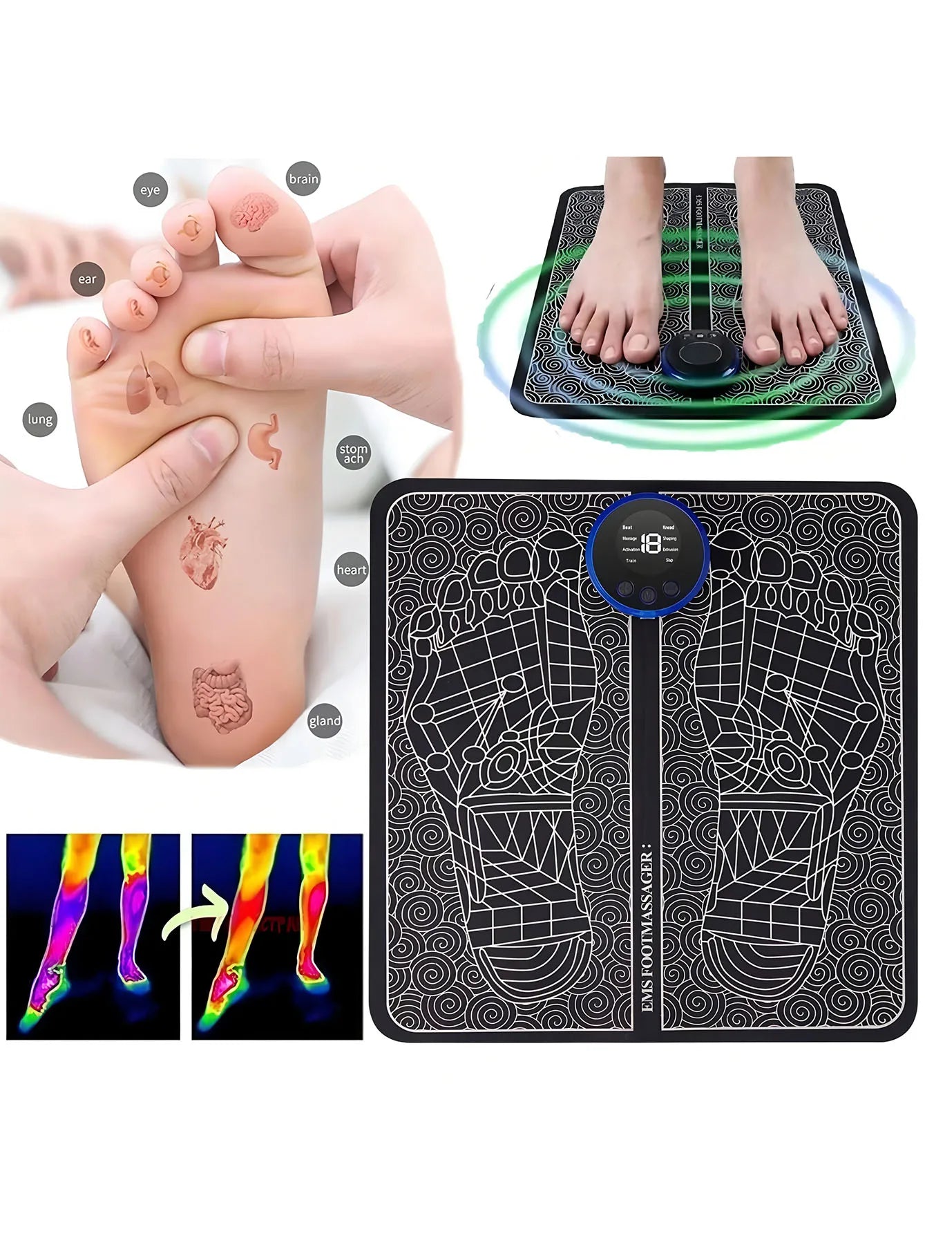 Rechargeable Electric Foot Massager